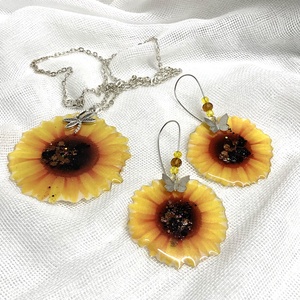 Set bijuterii handmade unicat din rasina - Artynos.ro