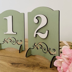 Set numere pentru masă 1-10 (lemn), Accesorii nuntă, Materiale decor pentru nuntă, Decorațiuni pentru masa de nuntă , Prelucrarea lemnului, Fie că organizezi o nuntă, un botez sau o petrecere deosebită, aceste numere de masă din lemn sunt ..., ARTYNOS
