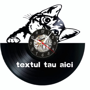 PISICUTA- CEAS DE PERETE (PERSONALIZABIL) - Artynos.ro