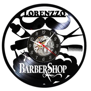 BARBERSHOP-ceas de perete (personalizabil) - Artynos.ro