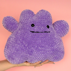 Jucarie Ditto mare - Pokemon crosetat , Jucarii si echipamente pentru copii, Plusuri, Figurine de plus, Impletitura, Inaltime jucariei este de aproximativ 30 cm, dupa cum se poate observa si din imagini.

Este realiz..., ARTYNOS