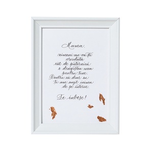 Tablou cu mesaj caligrafiat, pentru mama, Casa & Stil de viata, Accesorii pentru decorat casa, Picturi murale, Panouri si tablouri, panouri decorative, Fotografie, grafica, desen, ilustratie, ARTYNOS