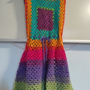 Rochie mini, Îmbrăcăminte și modă, Haine damă, Rochie, dintr-o bucată, Croșetat, ARTYNOS